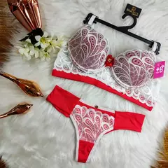 Kit 5 Conjuntos Lingerie Calcinha e Sutiã