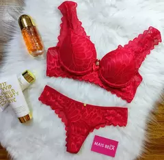 Kit 5 Conjuntos Lingerie Calcinha e Sutiã - Jouet