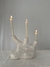 CANDELABRO OM 3 VELAS