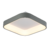 Plafon led integrado markas l3424g gris cuadrado led 24w 45x45 3000k luz calida