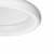 Plafon led integrado vk flad blanco 30w luz calida 45cm - comprar online