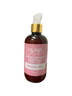 Crema Corporal Natural humectante para piel normal a seca con extracto de rosas y karité