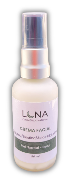 Crema Facial Natural para piel Normal - Seca