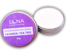 Desodorante Natural en crema con extracto de Lavanda