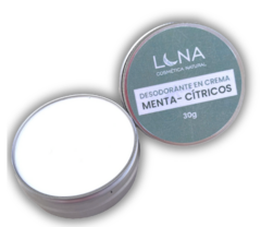 Desodorante Natural en crema con extracto de Menta-Cítricos