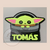 Cuadro Baby Yoda + Nombre