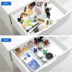 Organizor de Gaveta com Silicone Adesivo - Organize Tudo