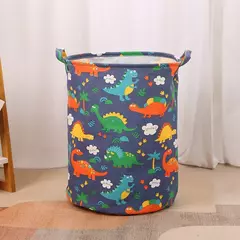 Cesta de Brinquedos Dobrável e Portátil