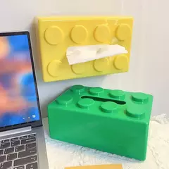 Suporte de Papel em Formato de Bloco de Lego - Organize Tudo