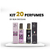 Kit Com 20 Perfumes 30ml