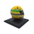 Mini Capacete 1° Mundial F1 1988 Ayrton Senna - Escala 1:5 - 70236 - Super Marcas Motorsport