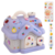 Alcancia Infantil Casa Cute Lila