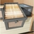 Caja Canasto Cesto Organizador Plegable Con Tapa Y Ventana XL - Mood Home