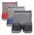 Pack x 3 Calzoncillos boxer degrade