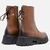 Bota Coturno Feminino Vega Cano Alto Café - Bennyshoes