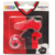 Borracha futebol Acrilex preto/vermelho KIT C/3 und