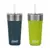 Vaso cervecero Coleman INOX 532ml con abridor y sorbete- Pack X2