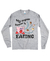 Camiseta Manga Longa My super power is eating - comprar online