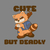 Camiseta Infantil Cute but deadly - loja online