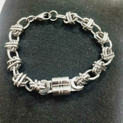 Pulsera con eslabones acero quirúrgico