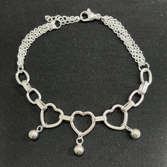 Pulsera acero blanco 1296-36