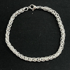 Pulsera acero blanco 5mm 22cm 1340-2