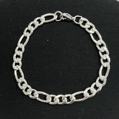 Pulsera acero blanco 7mm 22cm 1349-2