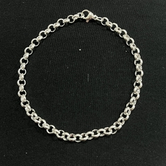 Pulsera acero blanco 5mm 22cm 1361-1