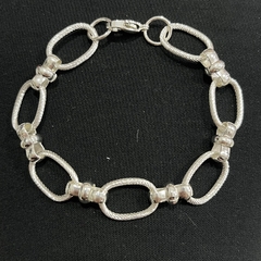 Pulsera acero blanco 13mm 20cm 1296-22