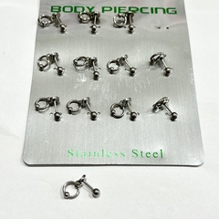 Aro piercing colgante aro x12 pcs 1444-14