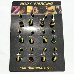 Aro piercing ombligo color 912-4