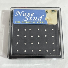 Piercing recto con diamante x24 pcs 1200-1