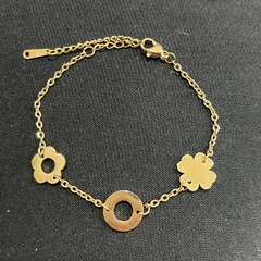 Pulsera acero dorado 1468-32-3