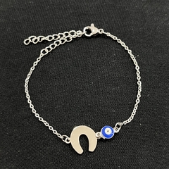 Pulsera acero quirúrgico dije C