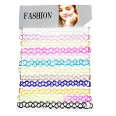 Choker elastica tatto colores paquete en internet