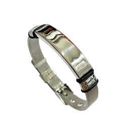 Pulsera acero chapita XLP-004 - comprar online