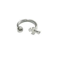 Aros piercing cruz x12 pcs 1444-27 - comprar online