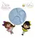 Molde de Silicone Cabelinhos By Bee Cute 3