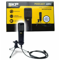 Microfono condenser USB PODSCAT 400U SKP