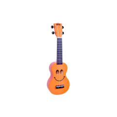 Ukelele soprano Mahalo U-SMILE Diapason caoba con funda color naranja laqueado