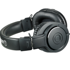 Auricular Cerrado Audiotechnica ATH-M20X - Pcstudio venta de audio - instrumentos musicales - Tienda de tecnología y servicios