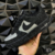 Nike Air Force 1 '07 Low GLITTER Negro/Plata