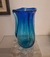 VASO ALTO EM VIDRO AZUL - comprar online