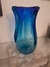 VASO ALTO EM VIDRO AZUL - loja online