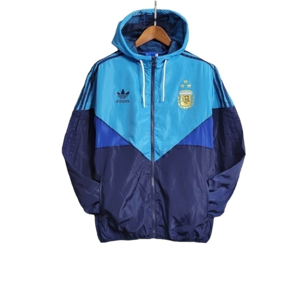 Jaqueta Corta Vento Selecao da Argentina 23 24 Masculina Adidas Azul