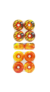 Roda Milk Burning Skull (CLASSIC) 53mm Yellow/Orange 101a - comprar online