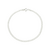 Pulseira masculina grumet em prata 925 com elo duplo de 2mm