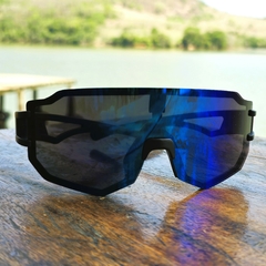 OCULOS WIND - PRETO LENTE AZUL