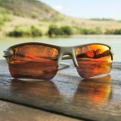 OCULOS FLASH - BRANCO COM LENTE LARANJA - comprar online