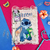 Fichário Colegial Stitch Onda em PVC Cristal 192 folhas Disney - comprar online